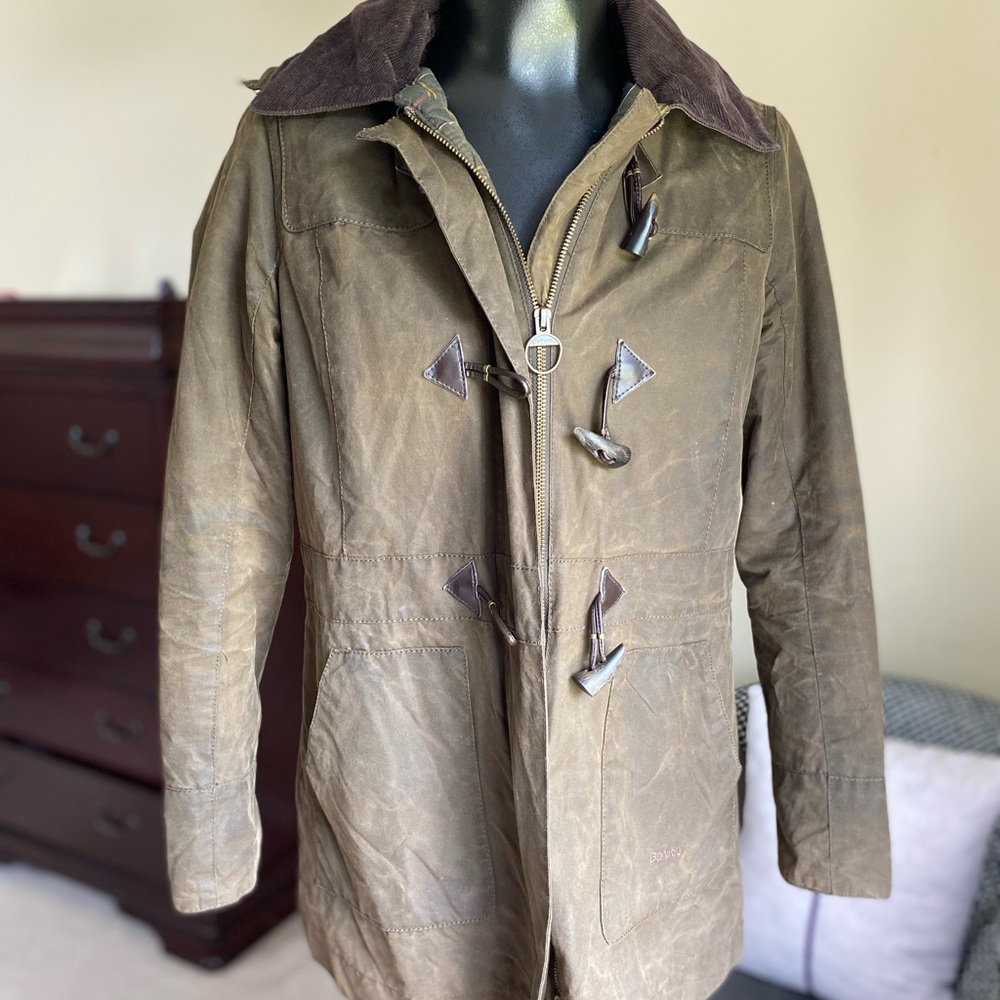 Vintage Hooded Barbour Coat